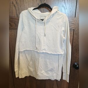 Latched Mama Oatmeal NURSING Hoodie